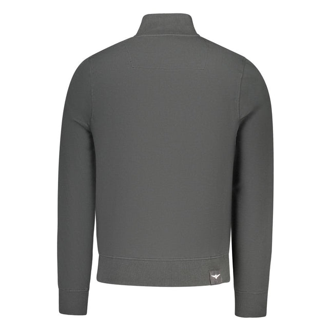 Accademia Militare Black Cotton Men Sweatshirt