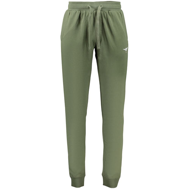 Accademia Militare Green Cotton Men Trousers