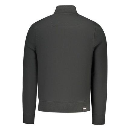 Accademia Militare Black Cotton Men Sweatshirt