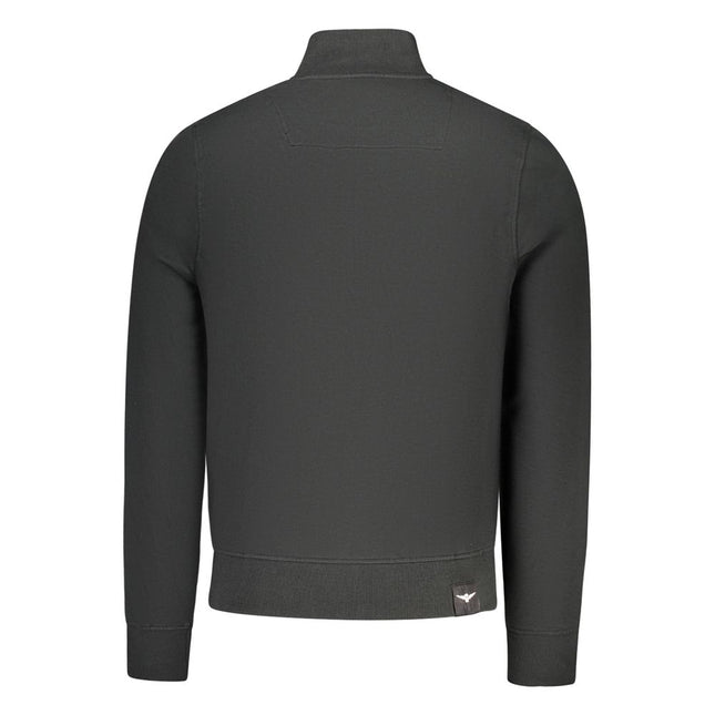 Accademia Militare Black Cotton Men Sweatshirt