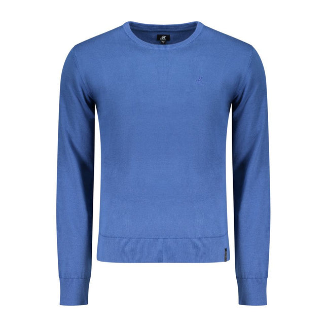 U.S. Grand Blue Cotton Men Sweater