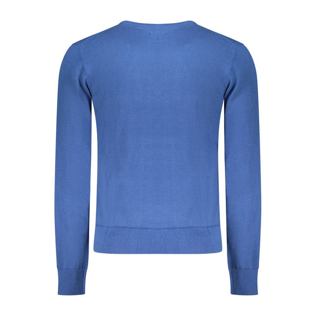 U.S. Grand Blue Cotton Men Sweater