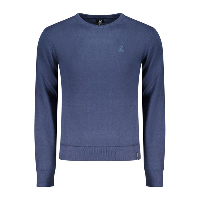 U.S. Grand Blu Cotton Men Sweater