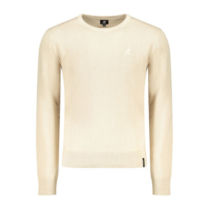 U.S. Grand Beige Cotton Men Sweater