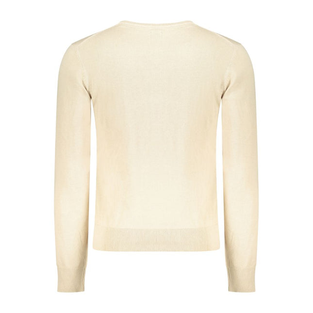 U.S. Grand Beige Cotton Men Sweater