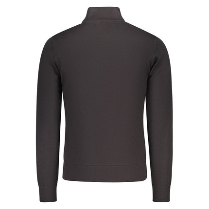 U.S. Grand Black Cotton Men Sweater