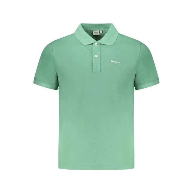 Pepe Jeans Verde Organic Cotton Mens Polo Shirt