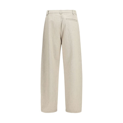 Jacquemus Beige Cotton Casual Pants