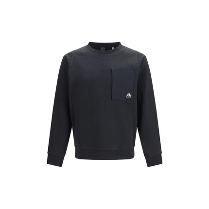 Moose Knuckles Black Cotton Sweatshirt
