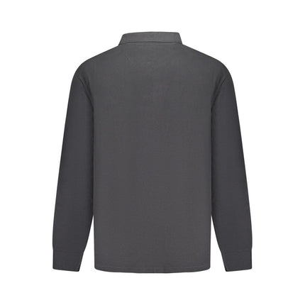 North Sails Black Cotton Men Polo Shirt