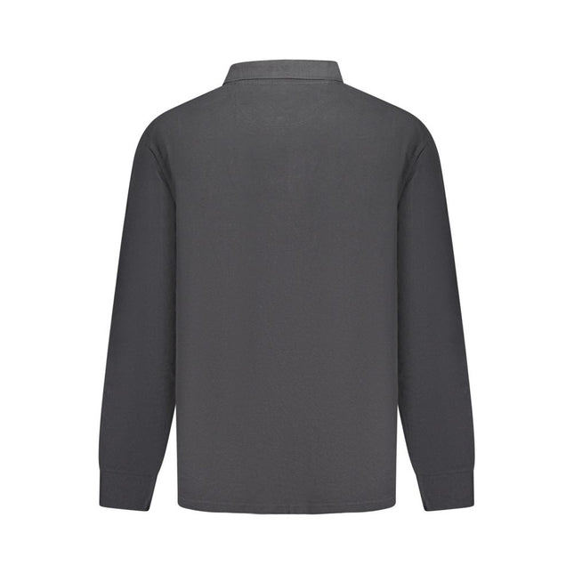 North Sails Black Cotton Men Polo Shirt
