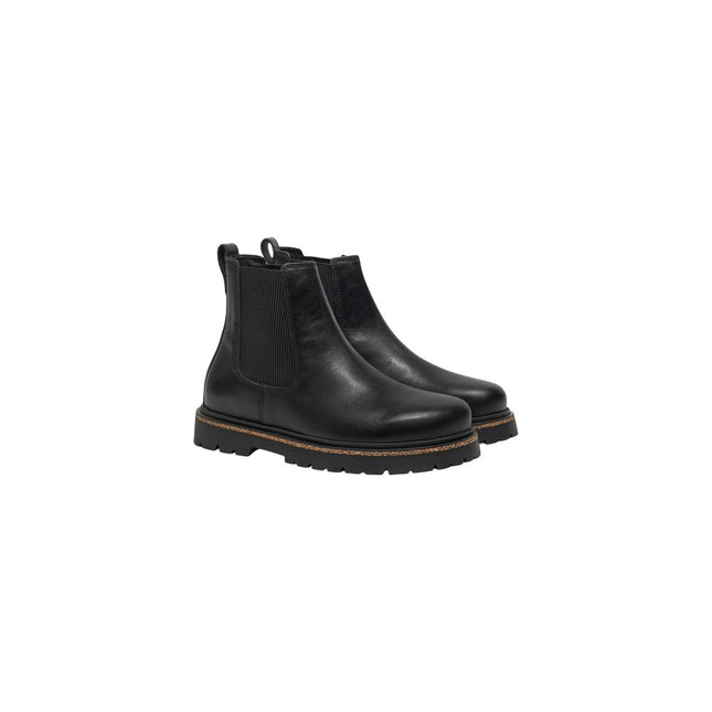 Birkenstock Black Leather Ankle Boots
