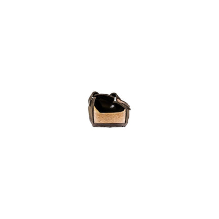 Birkenstock Brown Suede Leather Slippers
