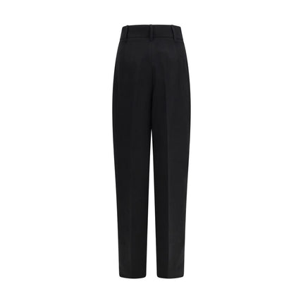 Max Mara Black Linen Pants