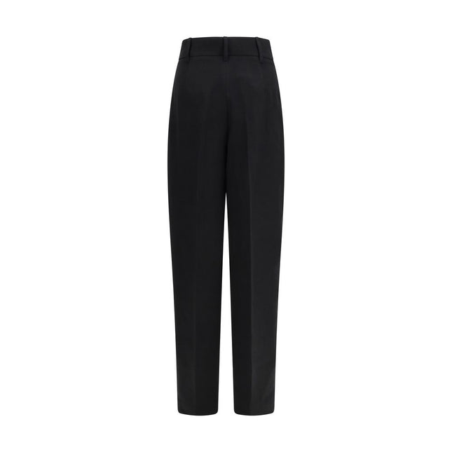 Max Mara Black Linen Pants