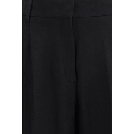 Max Mara Black Linen Pants