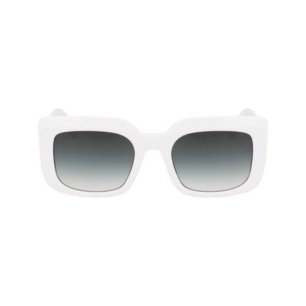 Longchamp White Acetate Sunglasses