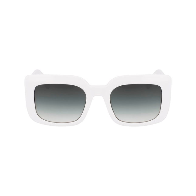 Longchamp White Acetate Sunglasses