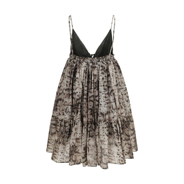 PINKO Beige Cotton Casual Dress