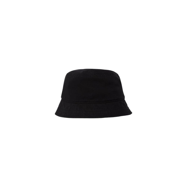 Lyle & Scott Black Cotton Bucket Hat