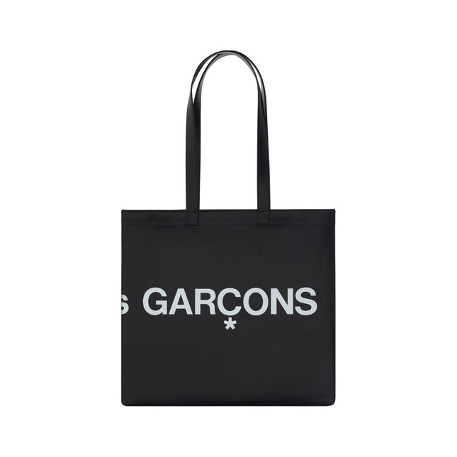 Comme Des Garçons Black Calf Leather Bos Taurus Shoulder Bag