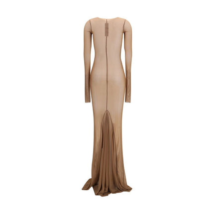 Rick Owens Brown Polyamide Casual Dress
