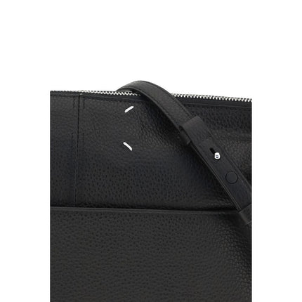 Maison Margiela Black Calf Leather Bos Taurus Clutch Bag