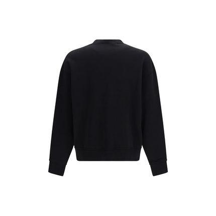 Palm Angels Black Cotton Sweatshirt