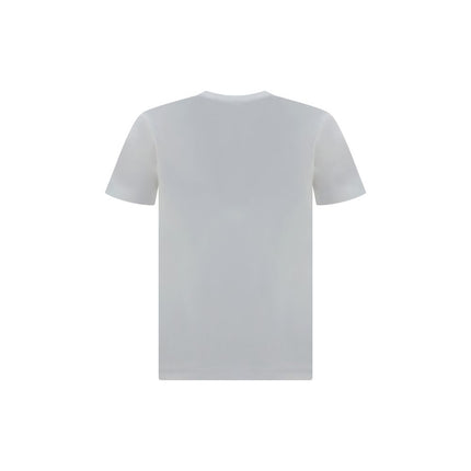 Comme Des Garçons Play White Cotton T-Shirt