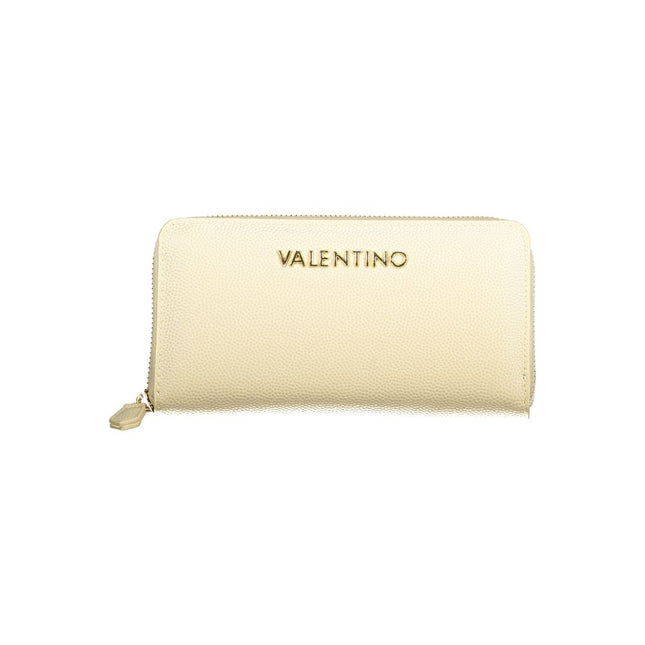Mario Valentino Beige Polyurethane Women's Wallet