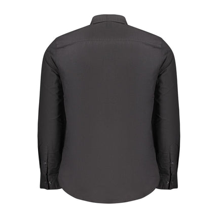 Calvin Klein Black Cotton Men Shirt