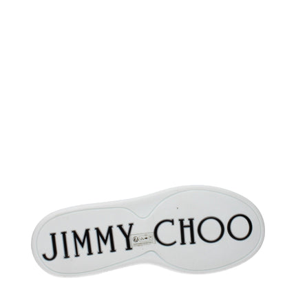 Jimmy Choo Black Leather Low Top Sneakers