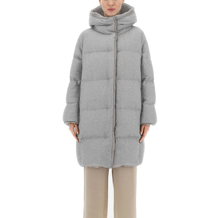Herno Gray Cashmere Coat