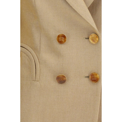 Blazé Milano Beige Linen Blazer