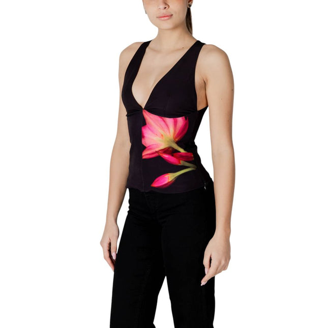 Desigual Black Polyester Top