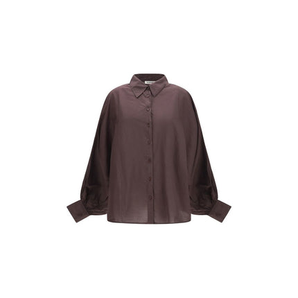 SOSUE Brown Cotton Shirt