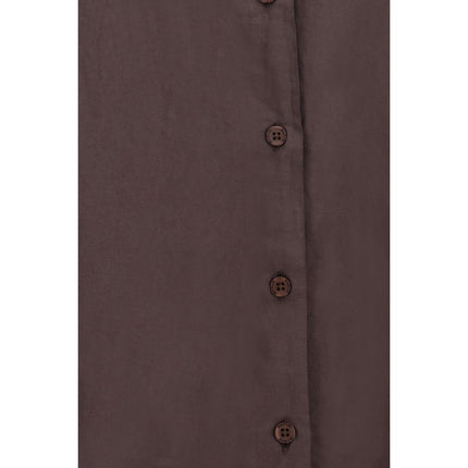 SOSUE Brown Cotton Shirt