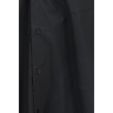 ALAINPAUL Black Cotton Shirt