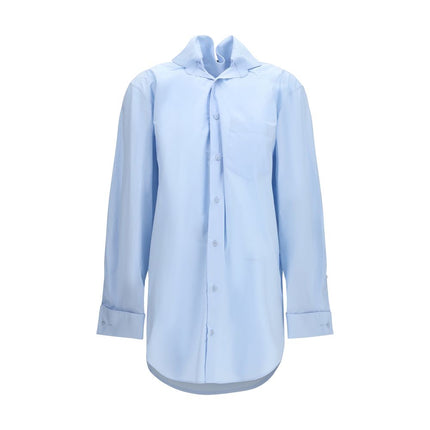 ALAINPAUL Blue Cotton Shirt