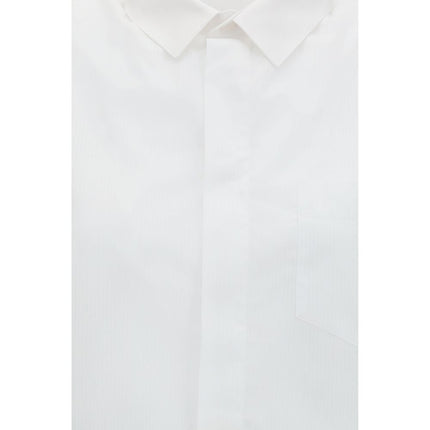 ALAINPAUL White Cotton Shortsleeve Shirt