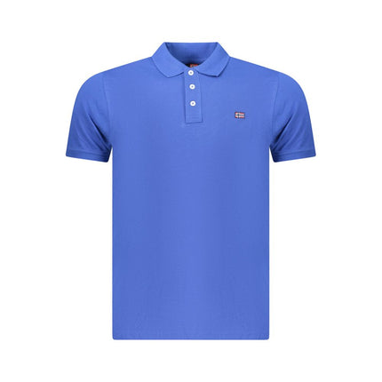 Norway 1963 Blue Cotton Men's Polo Shirt