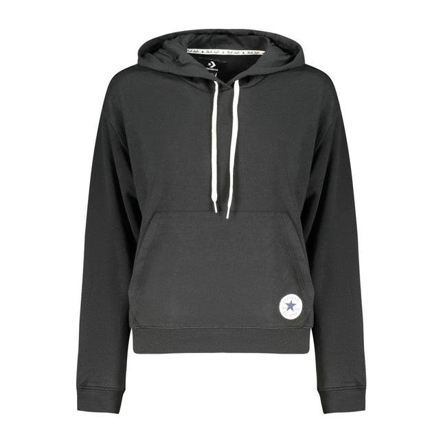 Converse Black Cotton Women's Sweatshirt
