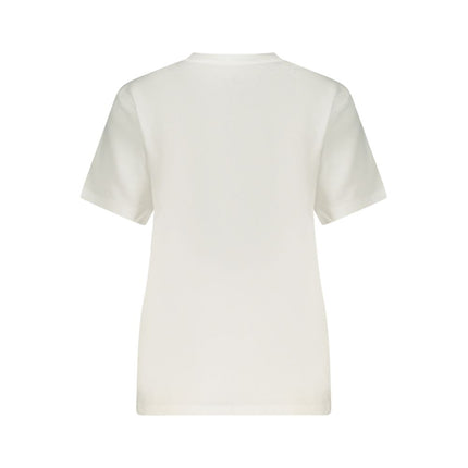Converse White Cotton Womens T-Shirt