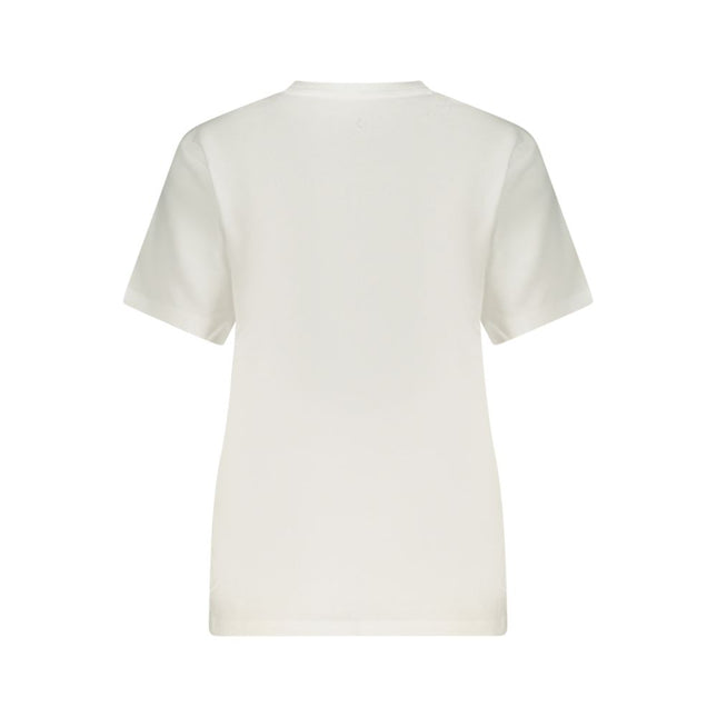 Converse White Cotton Womens T-Shirt