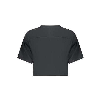 Converse Black Cotton Women's T-Shirt