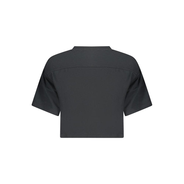 Converse Black Cotton Women's T-Shirt