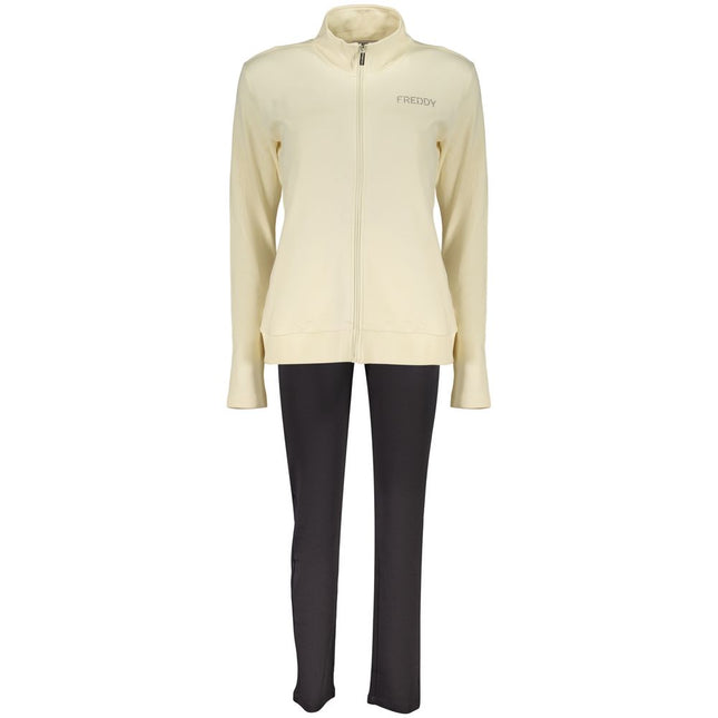 Freddy Beige Cotton Women Sweatshirt