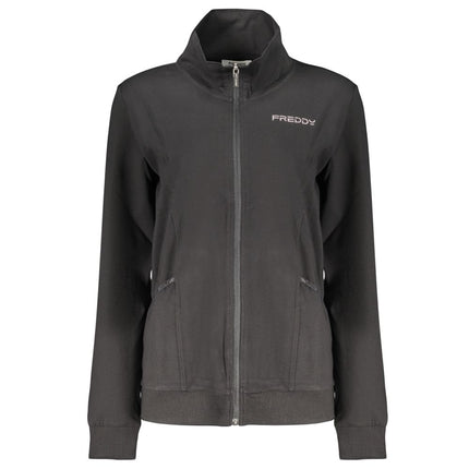 Freddy Black Cotton Women's Sweatshirt