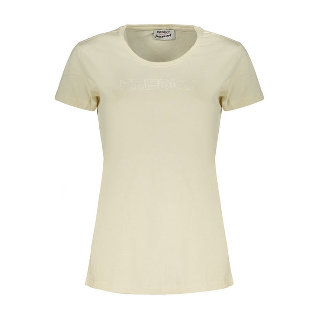 Freddy Beige Cotton Women's T-Shirt