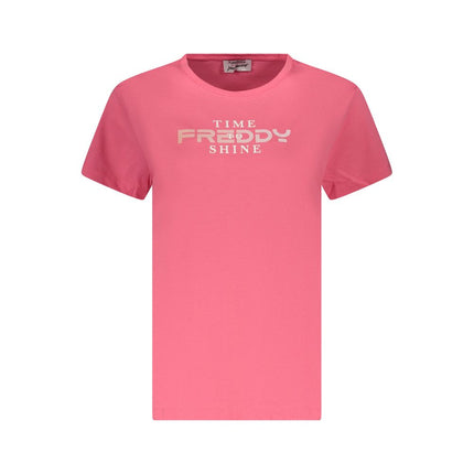 Freddy Pink Cotton Women's T-Shirt
